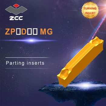 CNC sústružnícke nástroje vložky 10pcs/veľa ZP-D-MG ZPED ZPFD ZPGD potiahnuté spekané karbidy sústruženie vložky oceľ nehrdzavejúca oceľ upichovanie