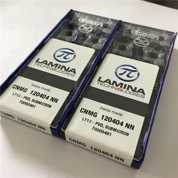 CNMG120404-NN LT10 Originálne LAMINA karbidu vložka s najlepšou kvalitou 10pcs/veľa doprava zadarmo