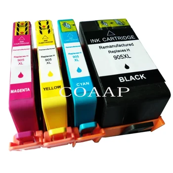 COAAP Kompatibilných atramentov pre hp905 905 XL Kazety s čipom pre tlačiareň HP officejet Pro 6960 6970 6950 6956 All-in-One Printer