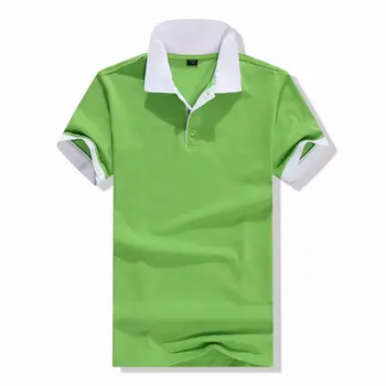 Color-blocking Klope-Krátke rukávy Trakmi, Vlastné Polo Reklamné Tričko Mužov A Žien Tím Oblečenie na Zákazku Veľkoobchod Tlač