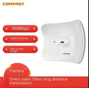 COMFAST CF-E319A 5G Bezdrôtové Premostenie Vonkajšie 900Mbps 25KM Router Signál Booster CPE 2*26dBi WiFi Opakovač Extender Router IP65