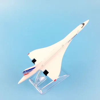 Concorde 1:400 Rozsahu Air France 1976-2003 Diecast Kovový Model Lietadla Hračky Biele Mini Lietadlo Lietadlo Deti Hračky