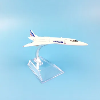 Concorde 1:400 Rozsahu Air France 1976-2003 Diecast Kovový Model Lietadla Hračky Biele Mini Lietadlo Lietadlo Deti Hračky