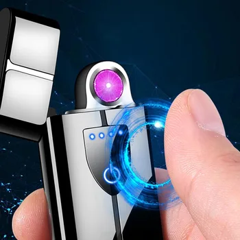 Cool elektronická cigareta USB zapaľovač turbo plazma zapaľovače fantázie waip darček pre muža v pohode cigaretový zapaľovač