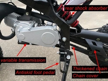 Cool vysoká Kvalita 49cc super mini moto kríž vrecku dirt bike (SHDB-016)