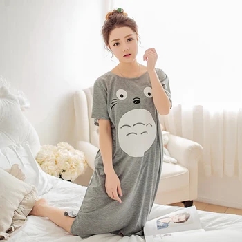 Cosplay môj sused Totoro sleepwear Plavky odev letnej noci šaty T Shirt pijama Krátke Tričká Topy Tričko