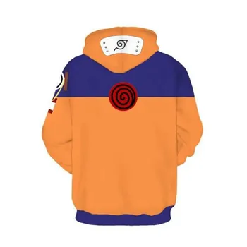 Cosplay NARUTO Uzumaki Naruto /Hatake Kakashi kabát 3D tlač zips sveter /nohavice, kabát, bundy, kostýmy top celý set muži/ženy