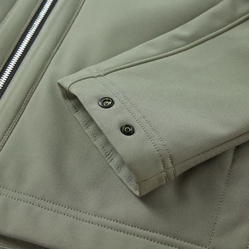 CPtopstoney konng gonng Jeseň nový štýl klope soft shell módna bunda pribrala Luxusné pánske zimné kabát dovezené textílie