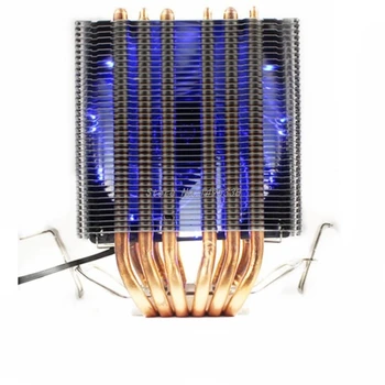 CPU Chladič Vysoko Kvalitné 6 Tepla-Rúry Dual-Veža Chladenie 9 cm RGB Ventilátor Podpora 3 Ventilátory 3PIN CPU Chladiaci Ventilátor Pre Intel a AMD