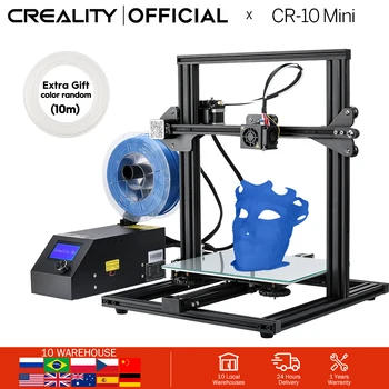 CREALITY 3D CR-10 Mini Čiastočne Zmontované Hliníkovým 3D Printer Kit Tlač Veľkosť 300*220*300mm Obnoviť Tlač Vypnite Funkciu
