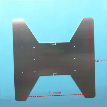 Creality CR-10 S5 Y-OSI Prepravu Hliníkový plech Hotbed podporu stavať doska CR-10 5S 500mm 3D tlačiarne diely