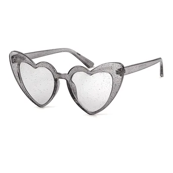CRSD 2020 Módne Veľké Srdce Populárne Srdce Ostré Ženy Cat Eye slnečné Okuliare Lesk Ružové Okuliare Vysokej Kvality Odtiene pre Ženy