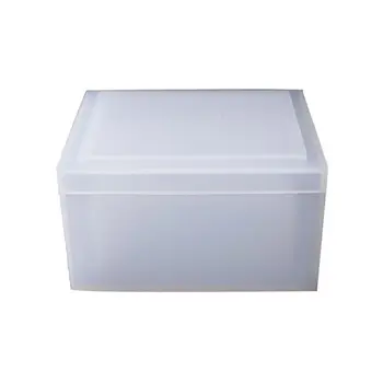 Crystal Epoxidové Plesne DIY Tkaniva Box Denné Potreby Tkanív Prípade, Silikónové Formy