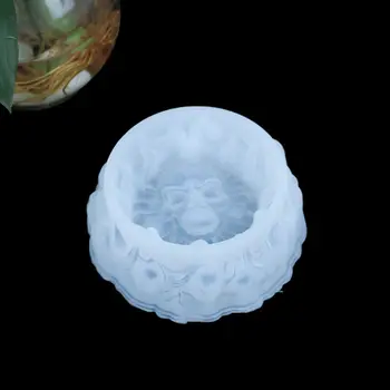 Crystal Epoxidové Živice Formy Lebky Popolník Odlievanie Silikónových Foriem Remesiel, Takže Nástroj Sušené kvety Živice Dekoratívne HOBBY Ručné práce