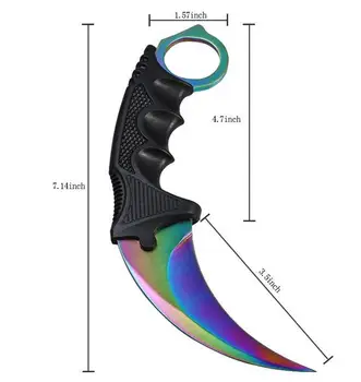 CS GO Counter Strike Nôž Karambit ručné lovecké nože Boj Pazúr taktický Nôž na prežitie vrecko na Krku nôž camping nástroj