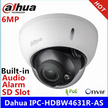Dahua IPC-HDBW4631R-AKO 6MP IP Kamera IK10 IP67 IR30M vstavaná SD karta Audio a Budenie rozhranie nahradiť HDBW4431R-AKO poe fotoaparát
