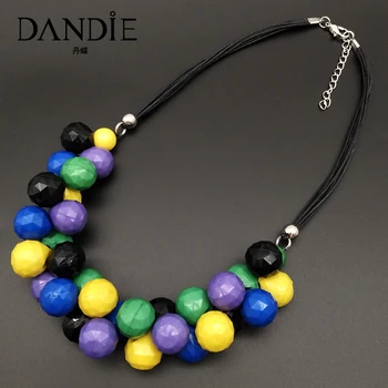 Dandie Módne zmiešané farby akrylové náhrdelník, jednoduchá žena príslušenstvo