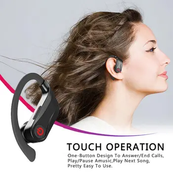 DaoLxi TWS Bezdrôtové Slúchadlá Bluetooth 5.0 Stereo Earburds Športové Slúchadlá 950mah Prípade IPX5 Nepremokavé Ucho Headset Q62