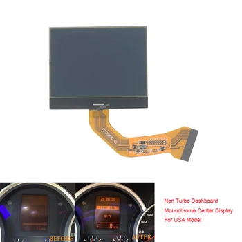 Dashboard Monochromatická LCD Obrazovka pre VW Touareg V6 Porsche Cayenne Cayenne S Pixel Opravy Žltá/Červená Pozadí