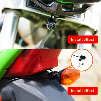 Dashcam Motocyklové jazdy DVR Rekordér Kamera HD 1080P Šport Fotoaparát Dash Cam pomocou špeciálneho dvojitého Predné Zadný Nahrávač