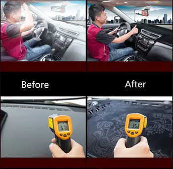 Dashmat Panel Kryt Mat Pad slnečník Nástroj Koberec Chránič Auto Styling Príslušenstvo Pre Mazda CX-3 CX3 2016 2017 2018