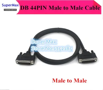 DB44 D-SUB DR-44 44 kolíky Samec samec Signálu Terminál Breakout Konektor Dátum adaptér drôt, Kábel 0.5 M/1 M/1,5 M/2 M