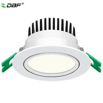 [DBF]Nový Model Matné Objektív Zapustené LED Downlight Vysoké Svetlé Epistar COB LED Stropné Bodové Svetlo 5W 7W 10W 12W s Transformátor