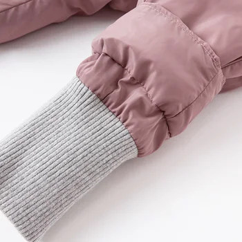 DBX15740 dave bella zimné unisex dole nohavice detské módne list vrecká, polstrované nohavice deti vysoká kvalita dole nohavice