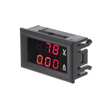 DC 0-100V 50A Digitálny Voltmeter Ammeter LED Duálne Zobrazovanie Napätie Prúd Meter Tester s Posuvnými Prepínací U4LB