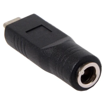 DC Konektor 5,5 x 2,5 Mm, Vstup Na USB-Typ C-C elektrickej Zástrčky Poplatok Adaptér pre Notebook, Telefón
