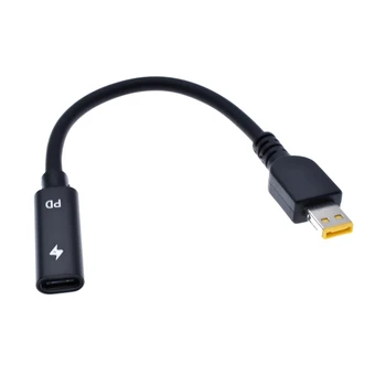 Dc USB Typu C Napájací Adaptér Zapojte Converter Prenosný Nabíjací Kábel Kábel pre Lenovo ThinkPad 10 Helix 2 4X20E75066 TP00064A