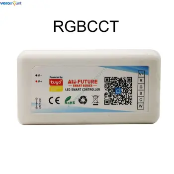 DC5-24V Tuya Wifi Bezdrôtové LED Controller Podporu iOs Android APP Alexa Google Voice Control pre DIM CCT RGB RGBW RGBCCT Pásy
