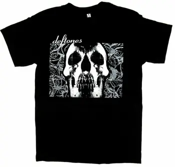 Deftones Tričko Rock, Nu Metal Skull Čierne Unisex Všetky Veľkosti M1008