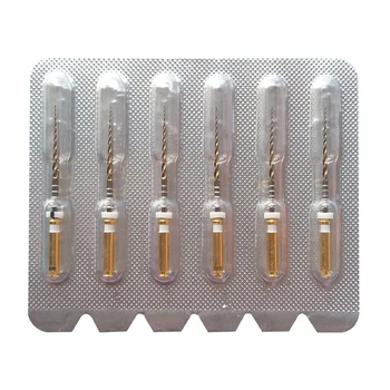 Dental Pro NITI Súbory W-Mire Zlato Súbory Rotačné Super Zlaté TaperFile SX-F3 Nikel Titainium Endodontic Súbory Zubné Nástroja