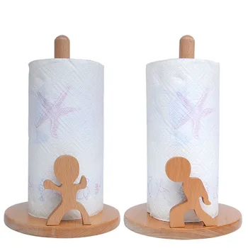 Desktop úložný stojan kuchyňa papier, uterák držiteľ Role papiera držiak na stojan voľný úder papier rolka toaletného tkaniva box