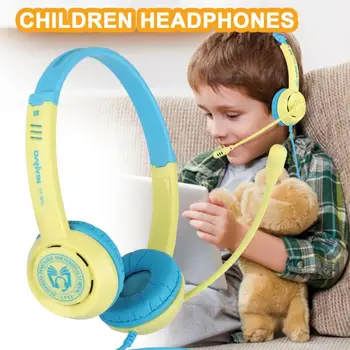 Deti 3,5 mm Káblové Slúchadlá Herné Headset S Mikrofónom Profesionálny Hráč 7.1 Surround Skladacie Slúchadlá Pre PS3, PS4 PC 4 Farby