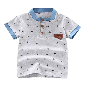 Deti Dievča, T Shirt Letné Baby Boy Gentleman Tlač Topy Batoľa Tees Oblečenie pre Deti, Oblečenie tričká Krátky Rukáv Bežné Nosenie