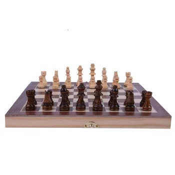Deti, Dospelých Magnetický Šach Skladacie Profesionálny Prenosný Úložný Sloty Drevené šachovnicu Hra s Remeselnícky Šachové figúrky