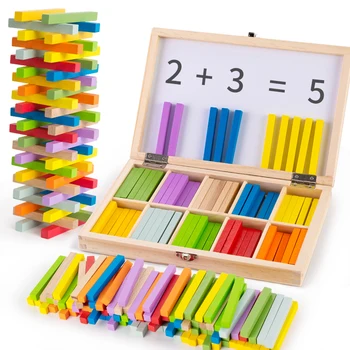 Deti Hračky Montessori Vzdelávacích Drevené Hračky Počítanie Puzzle, Hračky Matematika Hračky, Učebné Pomôcky, Vzdelávacie Hračky Pre Deti Darček