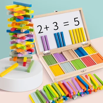 Deti Hračky Montessori Vzdelávacích Drevené Hračky Počítanie Puzzle, Hračky Matematika Hračky, Učebné Pomôcky, Vzdelávacie Hračky Pre Deti Darček