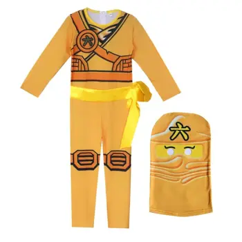 Deti Ninjago Kostýmy Ninja Cosplay Chlapci Anime Oblečenie pre Deti Halloween Kostýmy pre Deti Oblek Superhrdinu Kostým