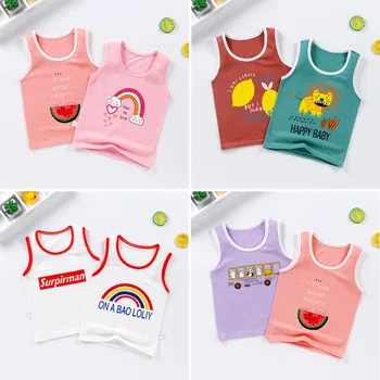 Deti T-shirt Letné Detské tričko bavlna Karikatúra Tlače Baby Girl Topy Detí Krátky Rukáv Batoľa Chlapci Tričko Oblečenie