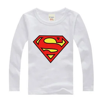 Deti T tričko pre Chlapca, Dievča Tees Oblečenie Pomstiteľ Chlapci Hrdina Dlhými Rukávmi tričko Oblečenie Superman Pre Chlapcov Dievča Topy Deti Oblečenie
