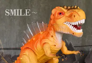 Detské elektrické hračky dinosaurov luminiscenčných zvuk simulácie zvieracích plastikový model hračka