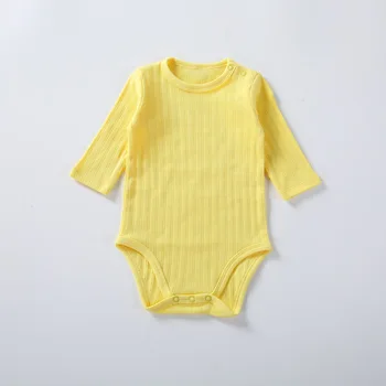 Detské oblečenie baby rebra kombinézu dieťa novorodenec dlhé rukávy detské pyžamá deti, oblečenie pre deti, oblečenie bavlna deti oblečenie