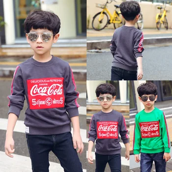 Detské oblečenie chlapca, Mikiny jar roku 2020 bežné pulóver v big boy jeseň príliv detské Mikiny