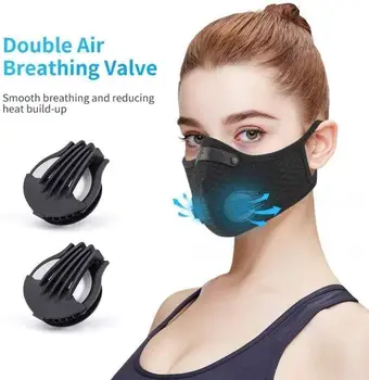 Detské PM 2.5 Filter Element Ochrannú Masku S Dýchaním Ventil Maska proti Prachu Vonkajšie Športové Prímestské Chlapec Dievča Masku na Tvár
