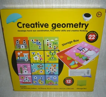 Detské vzdelávacie hračky Mozaika Creative Geometria 3D Puzzle, Hračky darček Pre dieťa Deti zábavné hračky doprava z ruska