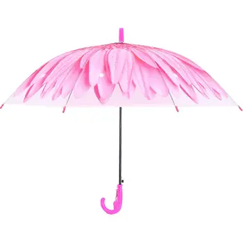[Detský dáždnik] výrobcov vlastné tvorivé cartoon deti transparentné mini roztomilý dlhá rukoväť dáždnik