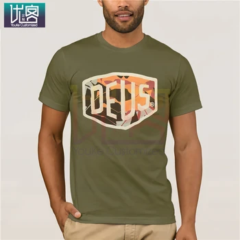 Deus Ex Machina Chulo Štít Mens T-shirt - Dkolv Všetkých Veľkostí Vintage Posádky Krku Oblečenie Populárne T-Shirt Crewneck Bavlna Tees